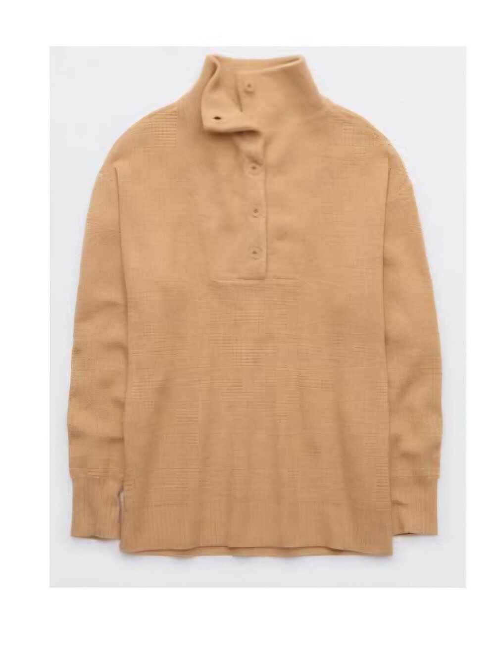 Aerie Cozy Up Waffle Buttom Sweater